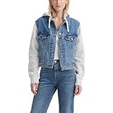 Levi's Women's Hybrid Trucker Jacket, (New) Mixed Emotion, X-Small