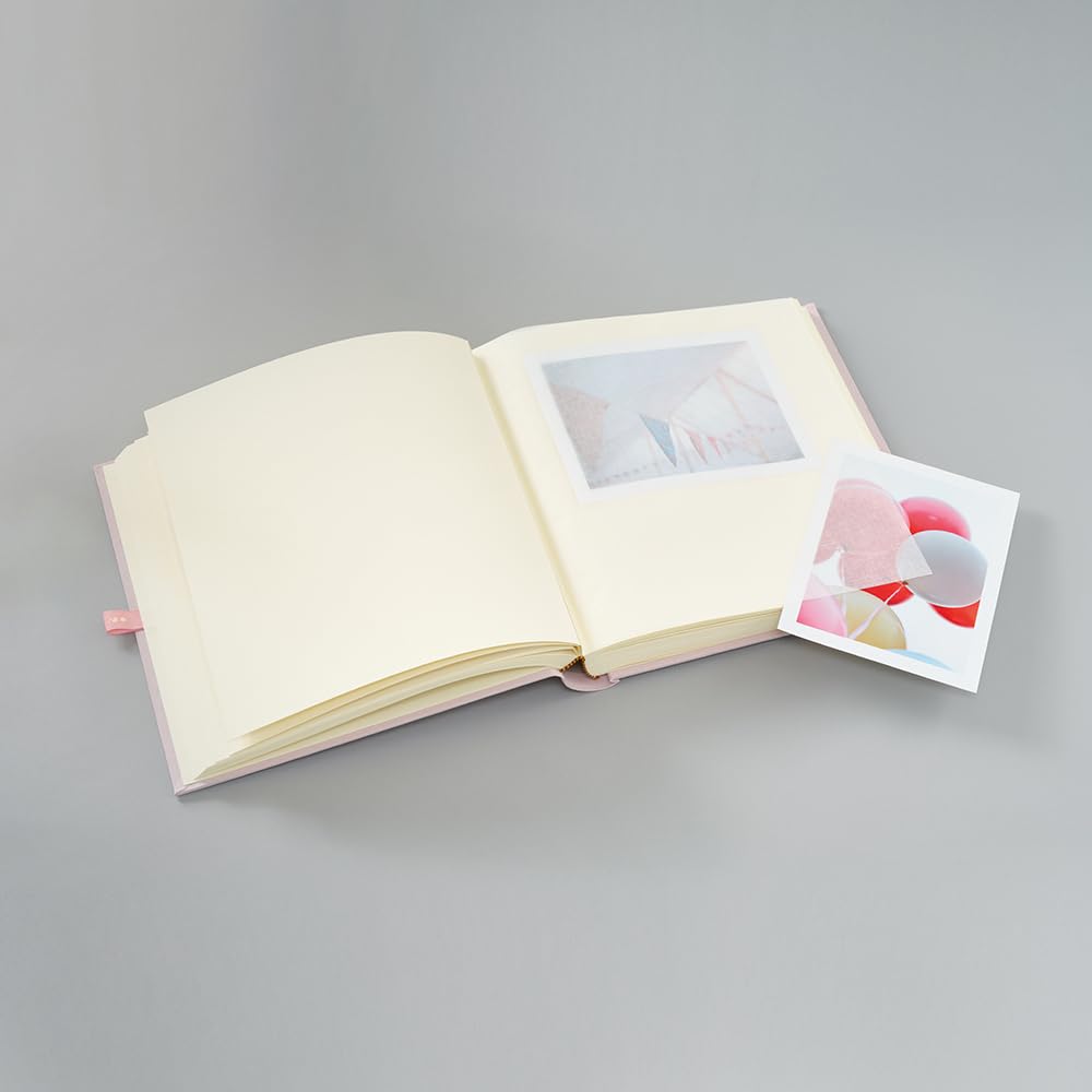 Semikolon 371956 Foto-Album Classic Event Large - 30,5 x 31 x 5,3 cm - 100 Seiten für 200 Fotos - Cotton Candy rosé