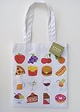Bolso de lona con doble cara Emoji Emoticon Impresión disponibles en elección de 3 Diseños