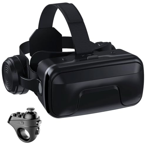 VR Brille, Virtual Reality Headset, 3D Handy Brille 110° FOV HD Anti-Blau Linsen, 3D VR Glasses, Unterstützt 4,7–7,2 Zoll Smartphones, Kinder und Familie(A)