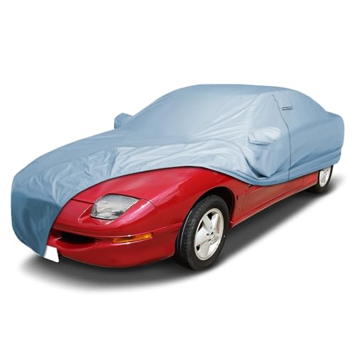 Image of Car Cover Waterproof All Weather for 1995-2002 Sunfire Coupe | Heavy Duty Custom Fit Hail UV Sun Rain Snow Dust Protection Covers for Automobiles Outdoor Indoor Full Exterior (Sky Gray)