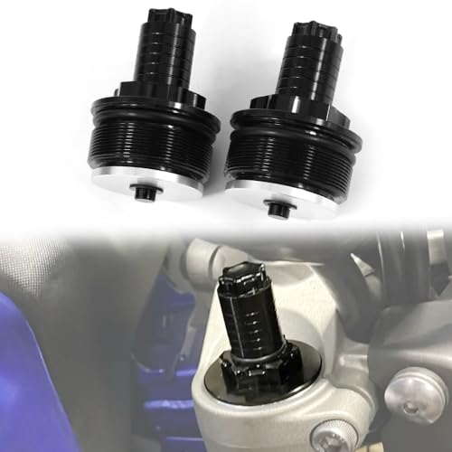 Ajustadores de precarga de horquilla XT250 mecanizados en aluminio CNC de alta resistencia