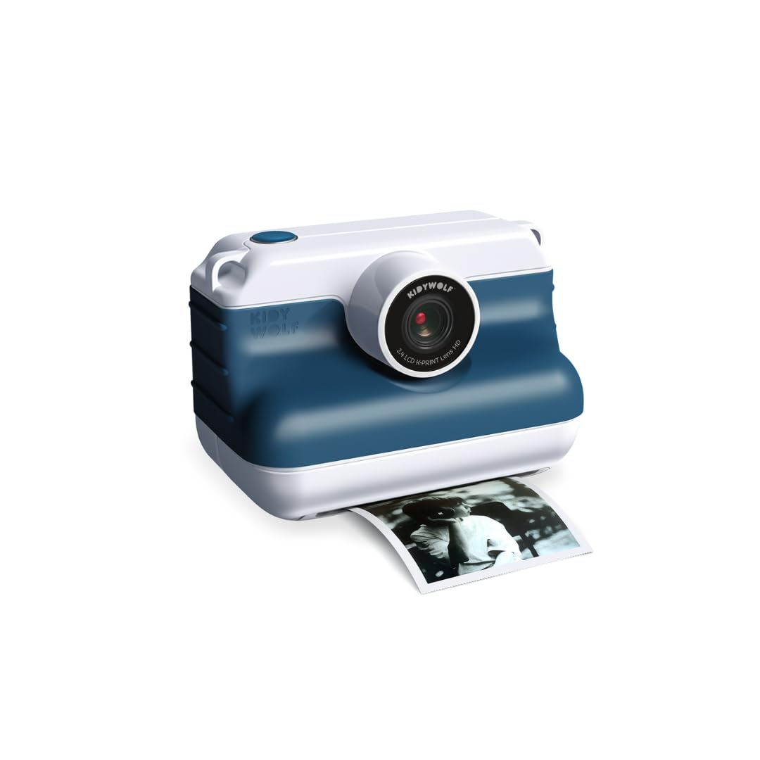 Kidywolf Instant Camera with Selfie Function blue