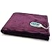 Produktbild Beheizte Elektrische Überdecke - Ultra Soft Micro Fleece Wurf mit Timer-Funktion und 9 Wärmeeinstellungen - Maschine waschbar - Größe 150x80cm (Color : Purple)