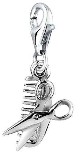 Nenalina charm pettine e forbici in argento per donna 713122-000