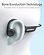 MONODEAL Knochenschall Kopfhörer Bluetooth 5.3 Open Ear Kopfhörer, Typ-C Ladeanschluss, IPX6 wasserdichte Knochenschall Kopfhörer, Bone Conduction Headphones Zum Joggen, Radfahren, Fitness