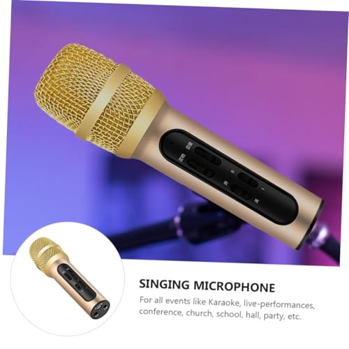 Microphone professionnel portable avec réverbération intégrée et support - 7