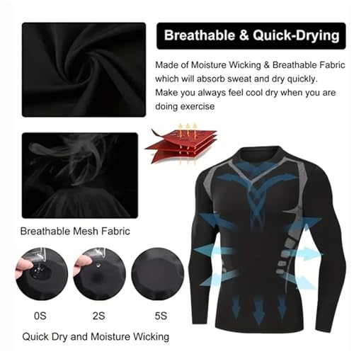 Cozy Breezy Fat Burning Shapewear, Far-Infrared Tourmaline Magnetic Mens Undershirt Ionic Shaping Compression Shirts4