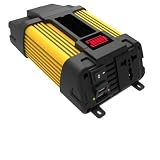 Convertidor Inversor Corriente Coche 6000 W Transformador Y Convertidor 12 V A 110/220 V con Doble Puerto USB Electrodomésticos Inversor para Coche(DC12-AC110V 6000W)