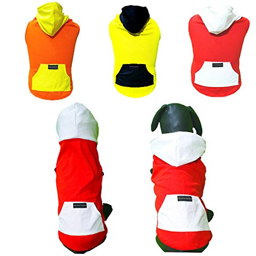 Kitty & The Woof Gang Orange Cool Hoodie Dog Summer Clothes Dress T-Shirt Tees | Dog Clothes For Puppy | Puppy Clothes Dog Dress Cat Clothes | Comfortable Pet Clothes (10In-Xs, 1 Count) (B08Y8ZKYD6) Amazon Price History, Amazon Price Tracker