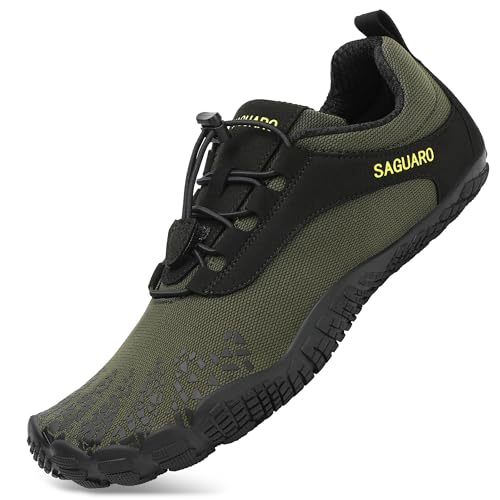 Saguaro Zapatos Barefoot Hombre Minimalista Zapatillas Five Fingers Mujer Gym Shoes Men Trail Running Adulto Verde 41 Saguaro Zapatos Barefoot Hombre Minimalista Zapatillas Five Fingers Mujer Gym Shoes Men Trail Running Adulto Verde 41