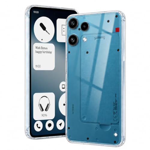 Image of DIZORO Compatible with Nothing 3A Lite 5G Back Cover Case Clear,[ Anti Yellow ][Military Grade Protection] Hard PC Back Cover Transparent