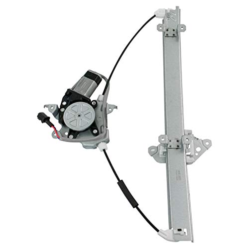 Image of TRQ Front Right Power Window Regulator & Motor Assembly Passenger Side Compatible with 2000-2006 Nissan Sentra NI1351113 NI1351120 NI1351157