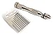 Integy RC Model C30111SILVER Precision Hand Drill Tool w/ Drill Bits (0.8-3.0mm) for Model Building
