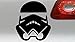 ORACAL FOLIEN MADE IN GERMANY Auto Aufkleber 12x10cm – Star Wars Stormtrooper Sticker (Weiß)