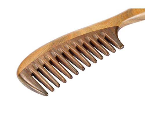 Louise Maelys LM-110A-LB Hair Comb Wooden Wide Tooth Comb thumb #5
