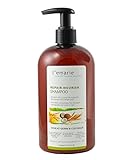 L'EMARIE Wheat Germ & Coconut Shampoo Repair & Healing Essential Oils / Herbal Extracts with Argan Oil 16 Oz