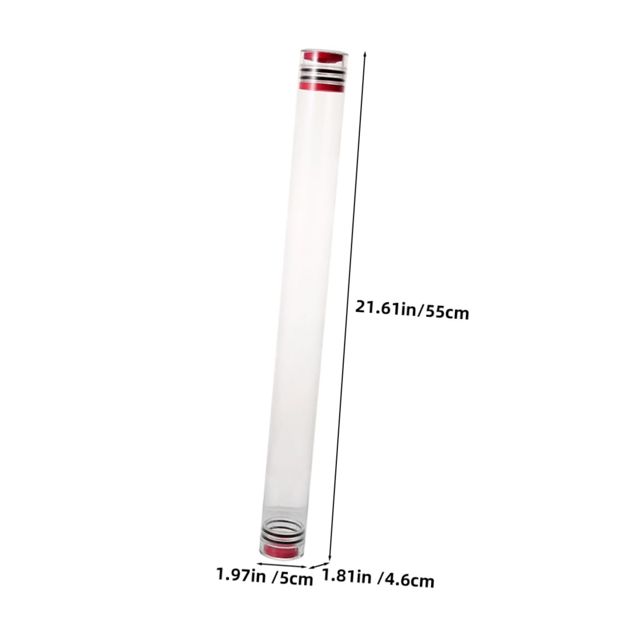 Sosoport 1 Set Large Fish Floats Tube Durable Fishing Floats Storage for Anglers Lightweight Compact Design for Easy Carrying for Freshwater Saltwater