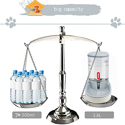 Pets Gravity Food and Water Dispenser Set,Small & Big Dogs and Cats Automatic Food and Water Feeder Set,Double Bowl… - Image 2