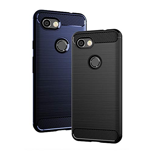 Coque Google Pixel 3a Asuwish bleue avec verre trempé inclus - 7