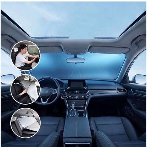 Pare-soleil pour Renault Twizy 2012-2025 : protection de pare-brise pliable isolante
