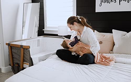 Papablic 4-In-1 Deluxe Tonio Baby Bassinet With Cradle & Playard Extension, Easy Assemble #TOP1