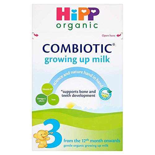 Hipp Organic 3 from The 12th Month Onwards Growing Up Milk 600g (Pack of 2)