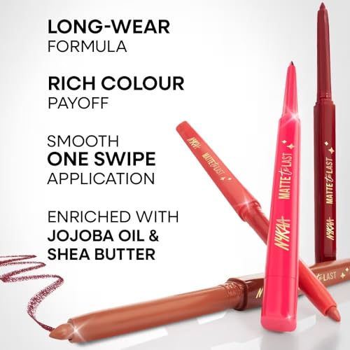 Image of Nykaa Cosmetics Matte to Last Lip Liner (0.3g) (Bombae)
