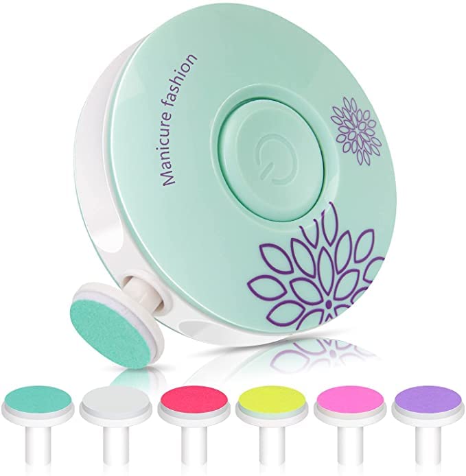 WROPZO Baby Electric Nail Trimmer, Newborn Nail Polisher Manicure Set, Infants Nail File for Kids, Replaceable Grinding Heads, Low Noise（No Batteries Included in The Package） (Green)-image-28