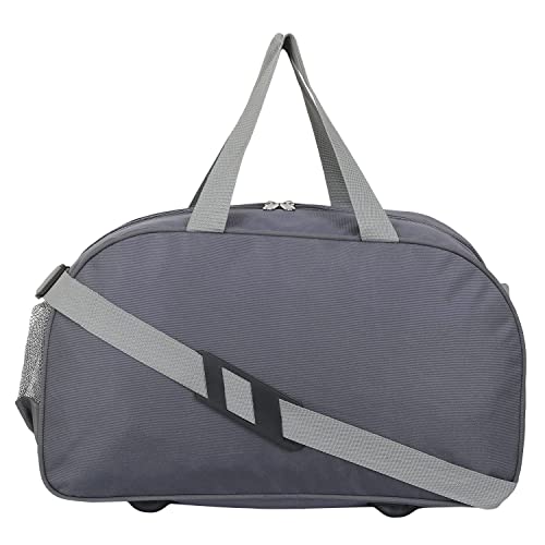 Image of PERFECT STAR 40L Hand Duffle Bags for travellings Travel Bag for man Luggage for Travelling & Women Carry Bag for Women Travel (Grey Orange)