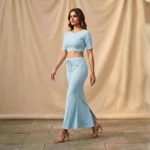Image of Women's Saree Shapewear - Slim Fit Stretchable Petticoat for Sarees | Comfortable Waistband | Body Shaping Underskirt