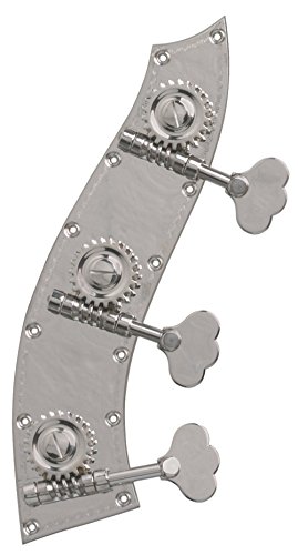 Mécanique de basse pour contrebasse tyrolienne 4/4 3/4 nickelée 5 cordes 140-104-5