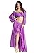 ZLTdream Lady's Belly Dance Long Sleeves Chiffon Top Purple