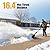 Cordless Snow Shovel Compatible with DeWalt 20V Battery, 12" Electric Snow Blower with 20FT Max Throw & Adjustable Handle & Safety Switch, Snow Thrower for Driveway, Deck, Patio, Steps (Tool Only)