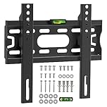 Digank Tv Wall Bracket For 17-43 Inch, Flat Tv Wall Mount With Spirit Level, 30kg Capacity, Max Vesa: 200x200