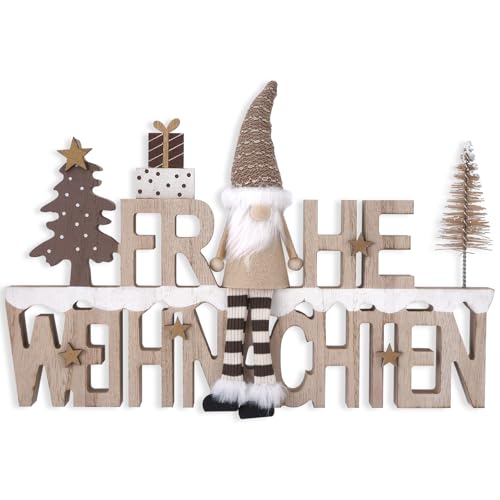 Holz Weihnachtsdekorationen Innen Weihnachtsgnome Dekoration...