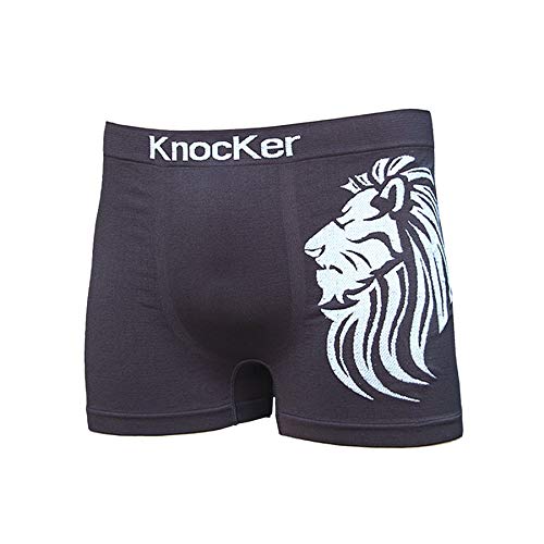 Men's Tiger Printeded Printed Nylon Stretchable Boxer 6-Pcs Set, One Size, Asst3