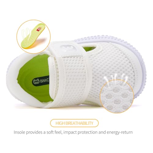 Image of BMCiTYBM Baby Sneakers Girls Boys Lightweight Breathable Mesh First Walkers Shoes 6-24 Months
