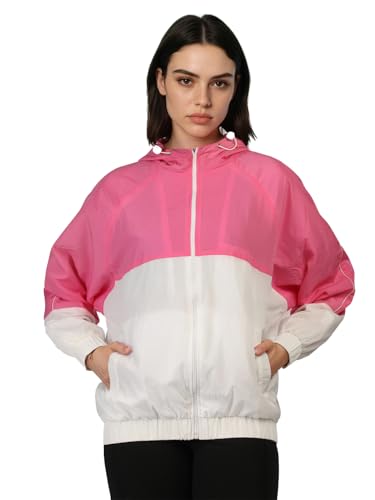Image of CHKOKKO Sunscreen Jacket for Women Hooded Zipper Sports Jacket | UV Protection | Sun Protective | Lightweight Water Resistant | Riding Biker | Outdoor Travel Gym Running