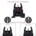 Fiber Optic Sights,Flip Up Front and Rear Backup Sights & Red Green Fiber Optics Dots,Tool-Free Adjustable Front Sight Rapid Transition