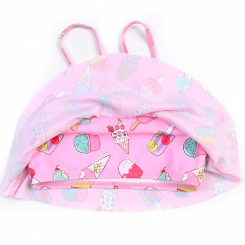 QPANCY Girls 2-Piece Swimsuit Spaghetti Strap Bikini Bathing Suit Hawaiian Swimwear for Kids4