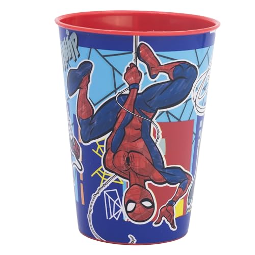 Stor Gobelet en plastique réutilisable de 260 ml Spiderman