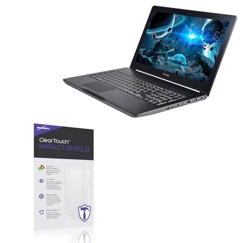 BoxWave Screen Protector Compatible with EVGA SC15 - ClearTouch ImpactShield (2-Pack), Impenetrable Screen Protector Flexible Film