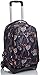 Trolley New Tech Invicta , Paisley, Nero, 3 in 1 Zaino Sganciabile