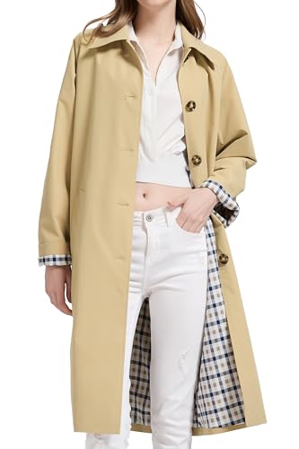 Amazon.com: Orolay CHIIONE Waterproof Trench Coat Women Single