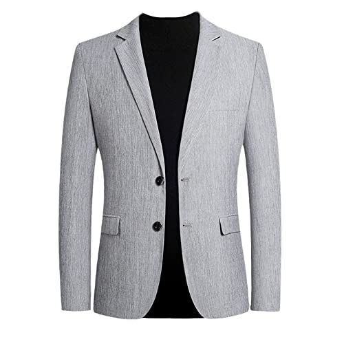 Blazer gris homme style britannique costume chic pour grands événements