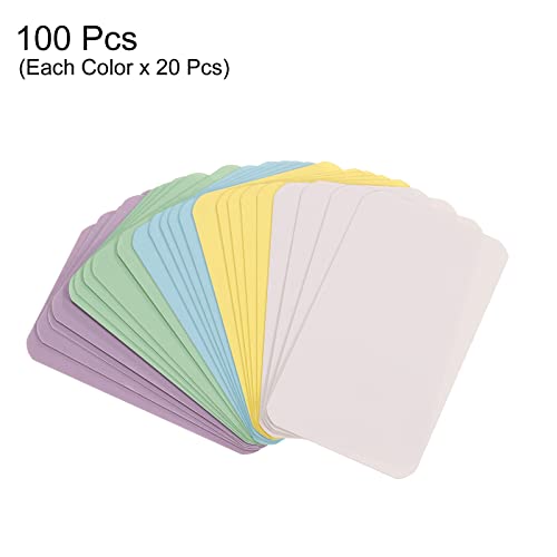 Tarjetas de vocabulario y notas PATIKIL, mini papel de colores para estudiar y regalar 3