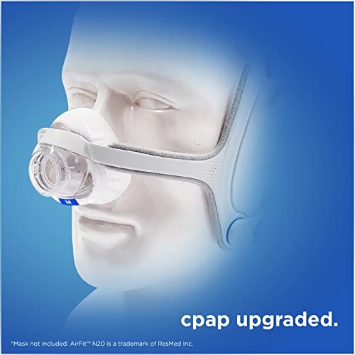 Image of resplabs CPAP Mask Liners - Compatible with ResMed AirFit N20 Nasal Mask - Reusable, Washable Comfort Covers - 4 Pack (Medium)