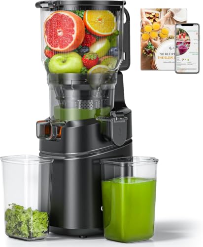 Image of Cold Press Juicer Machine, 6.5 inch Wide Chute for Whole Fruits & Vegetables