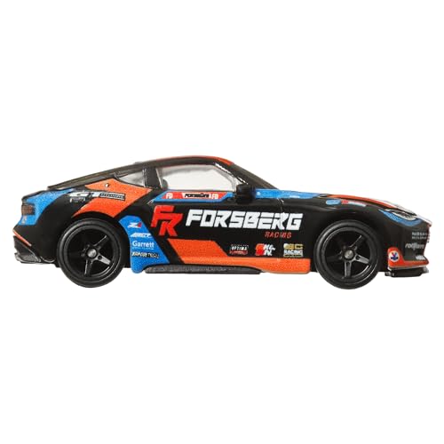 Hot Wheels Premium Car Culture Collectible Toy Car, 1:64 Scale Die-Cast Nissan 400Z, Slide Street Vehicle with Real Riders Tires